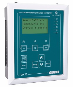 ПЛК73 контроллер с HMI
