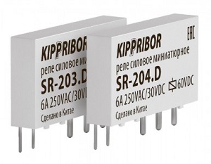 Промежуточные реле KIPPRIBOR серии SR